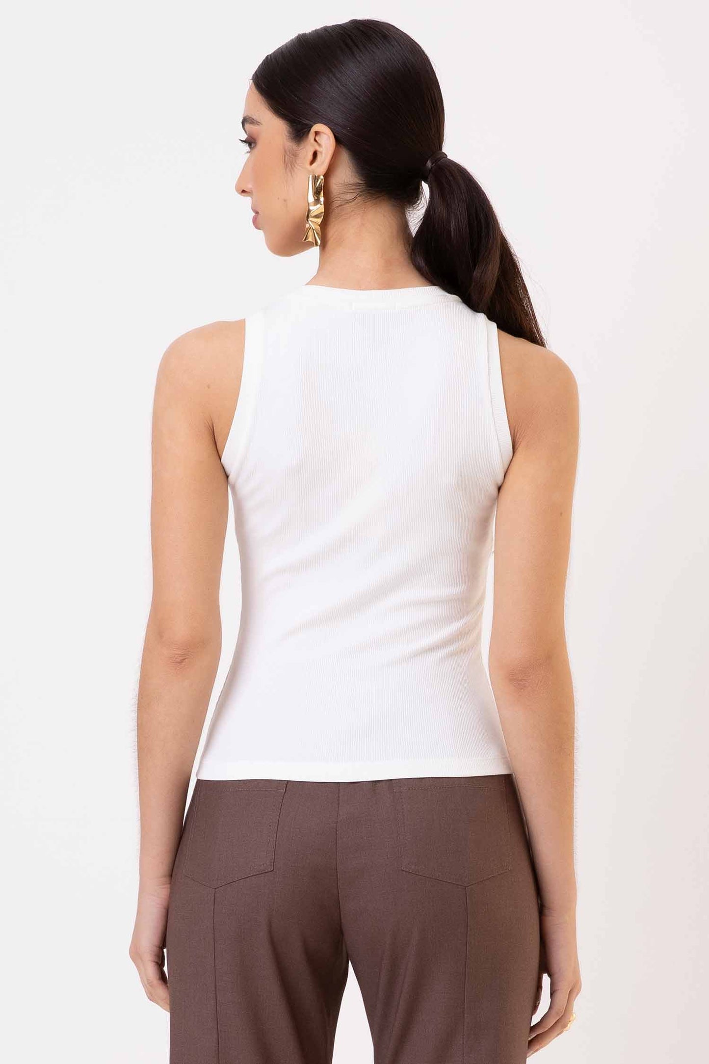 Blusa Malha Ribana