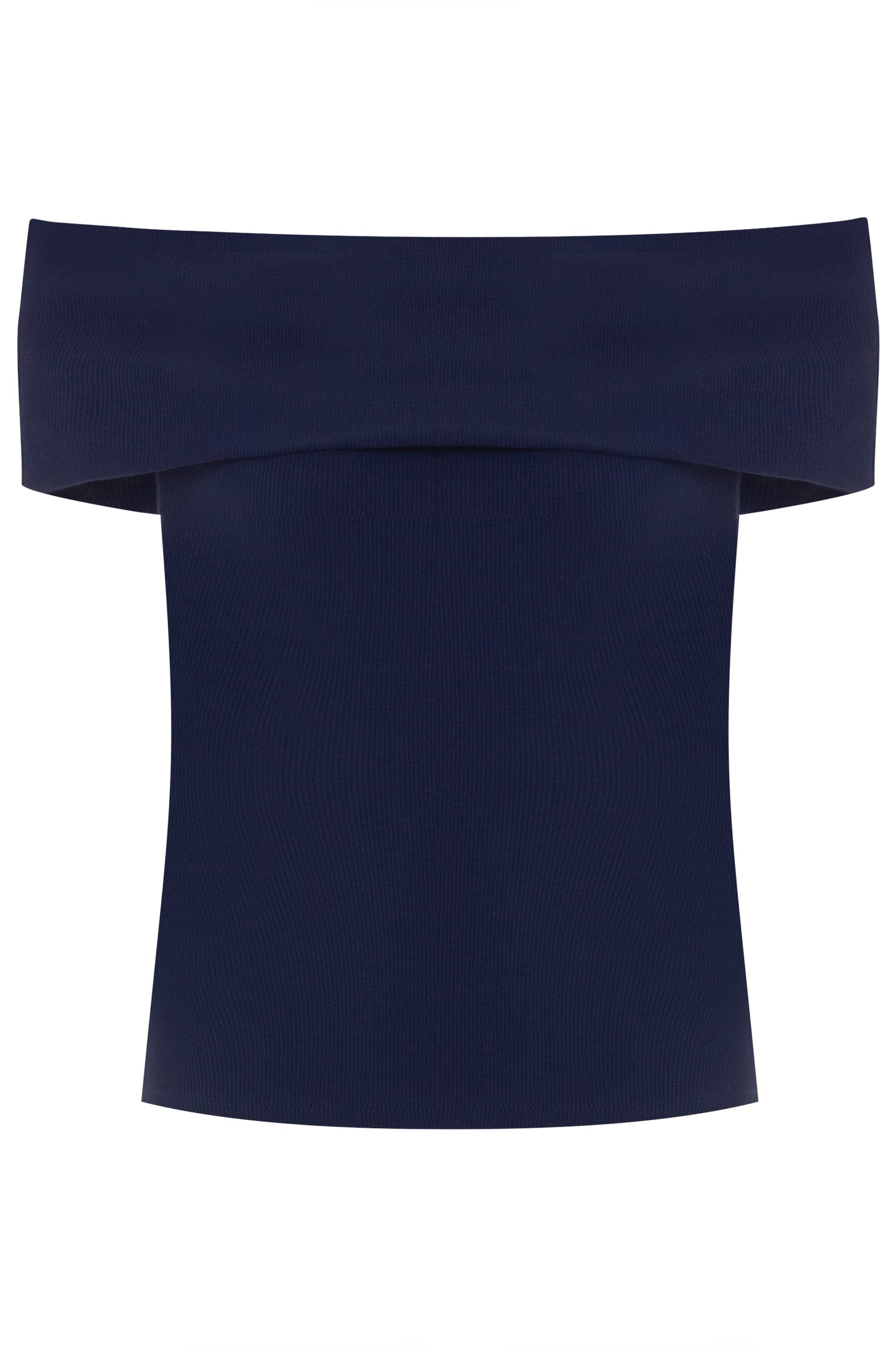 BLUSA MALHA RIB OMBRO A OMBRO