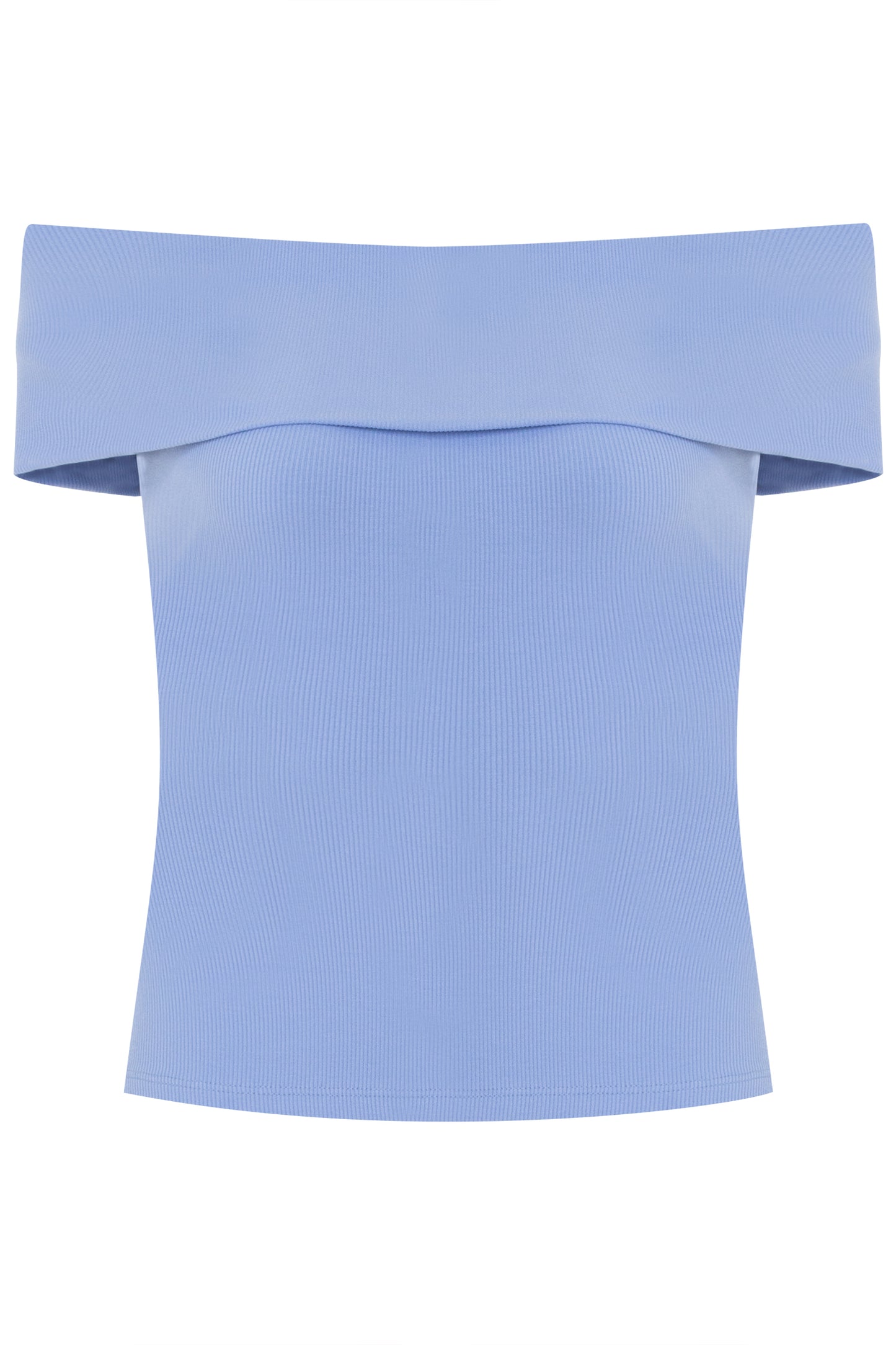 BLUSA MALHA RIB OMBRO A OMBRO
