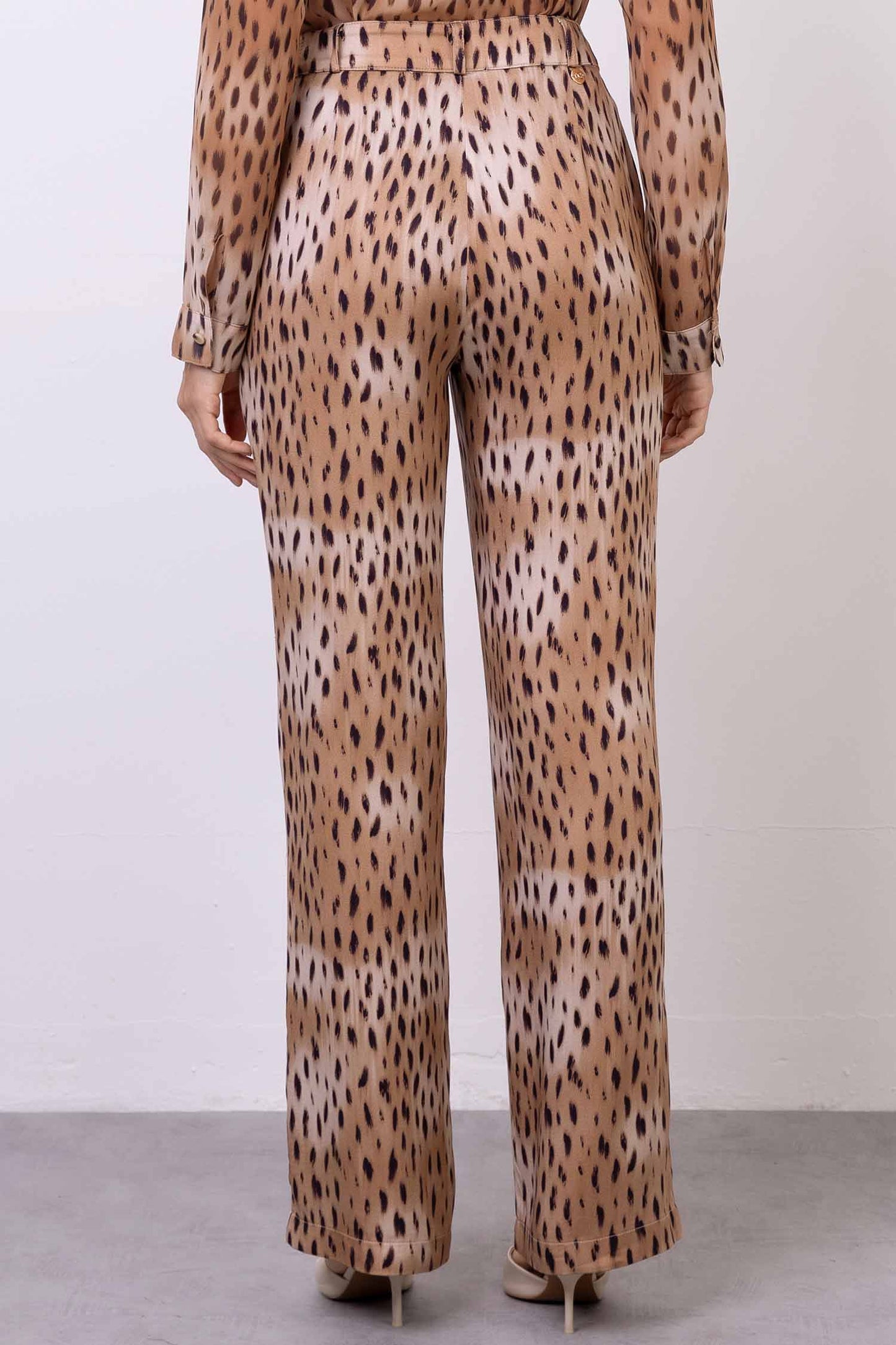 Calça Viscocrepe Animal Print