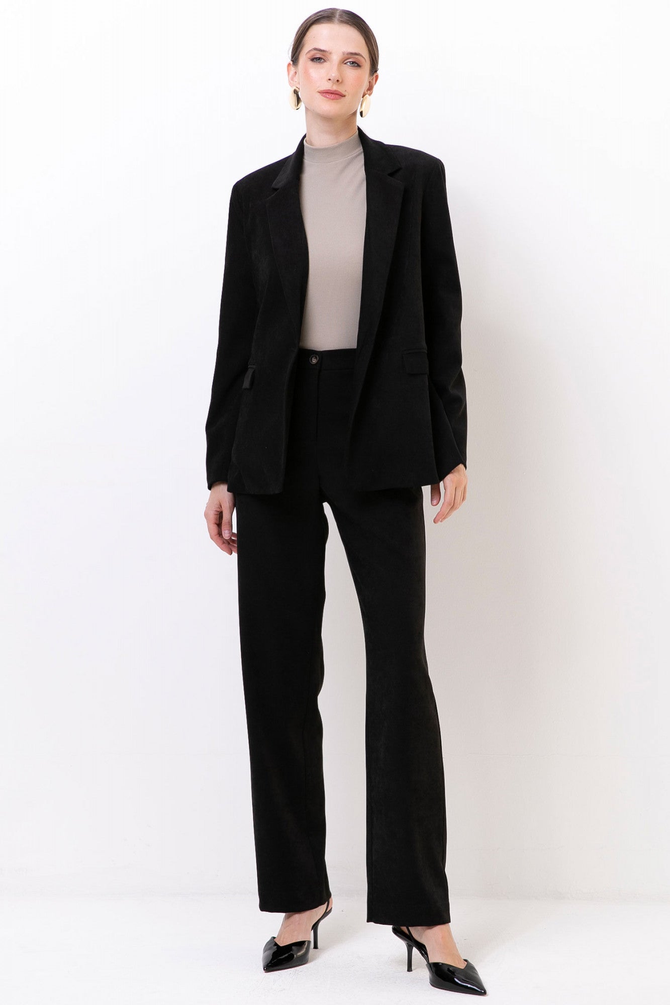 Blazer Veludo Cotelê Alfaiataria