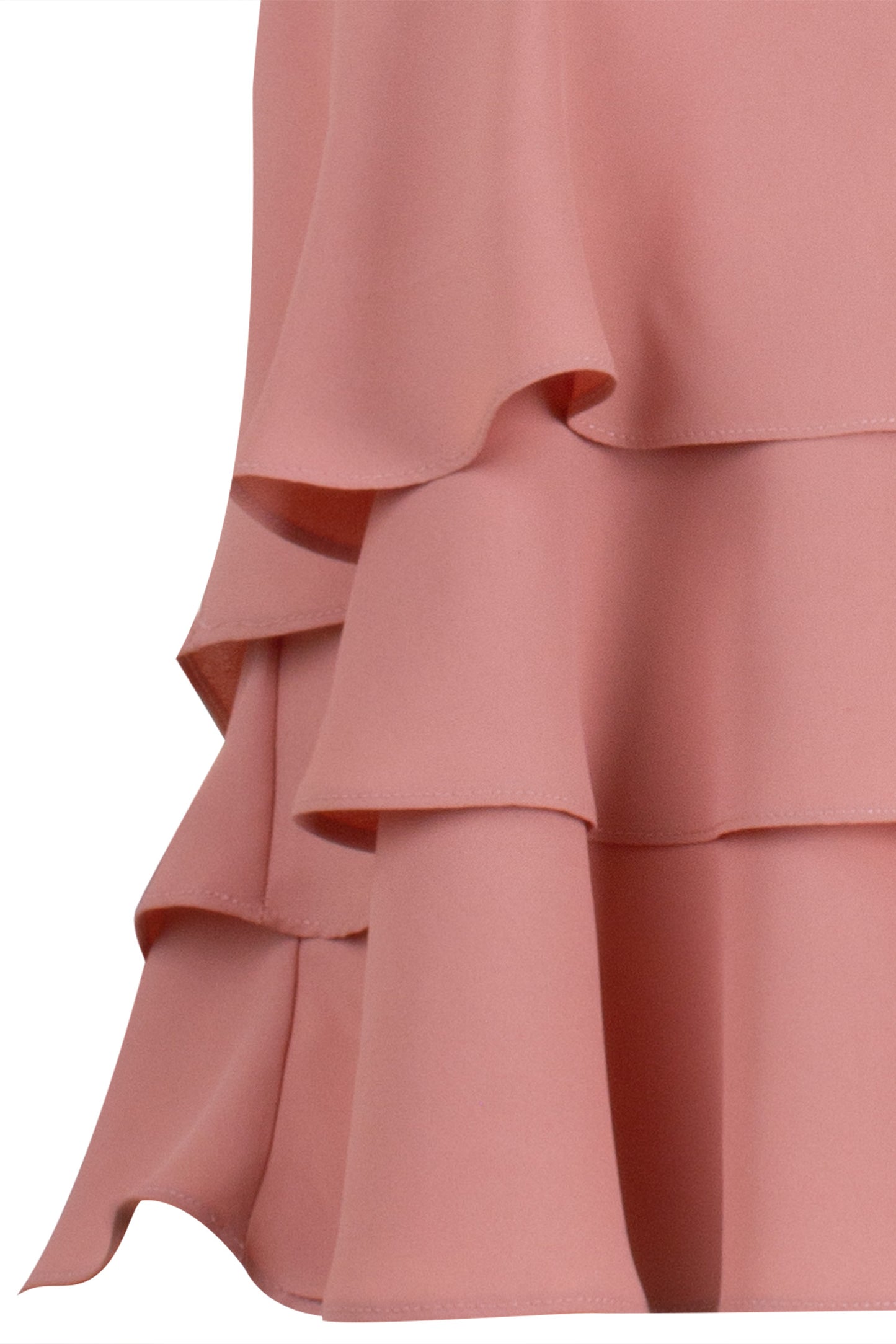 Blusa Crepe Alça Fina com Babados
