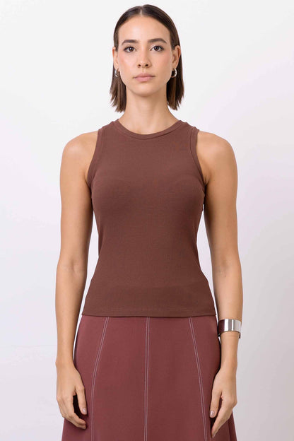 Blusa Malha Ribana