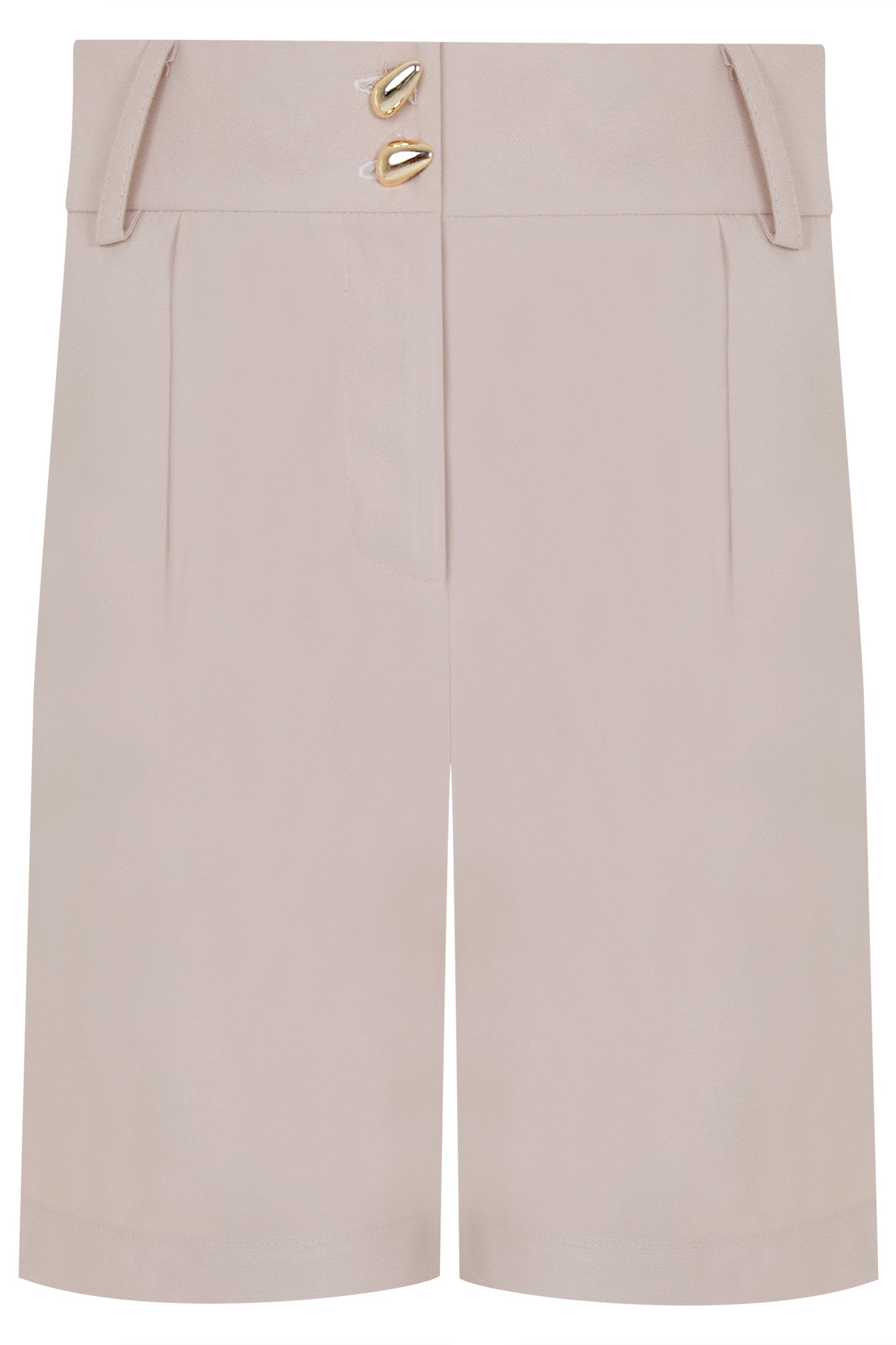 SHORTS ALF.C/BOLSOS E DET.BOTÃO GOTA