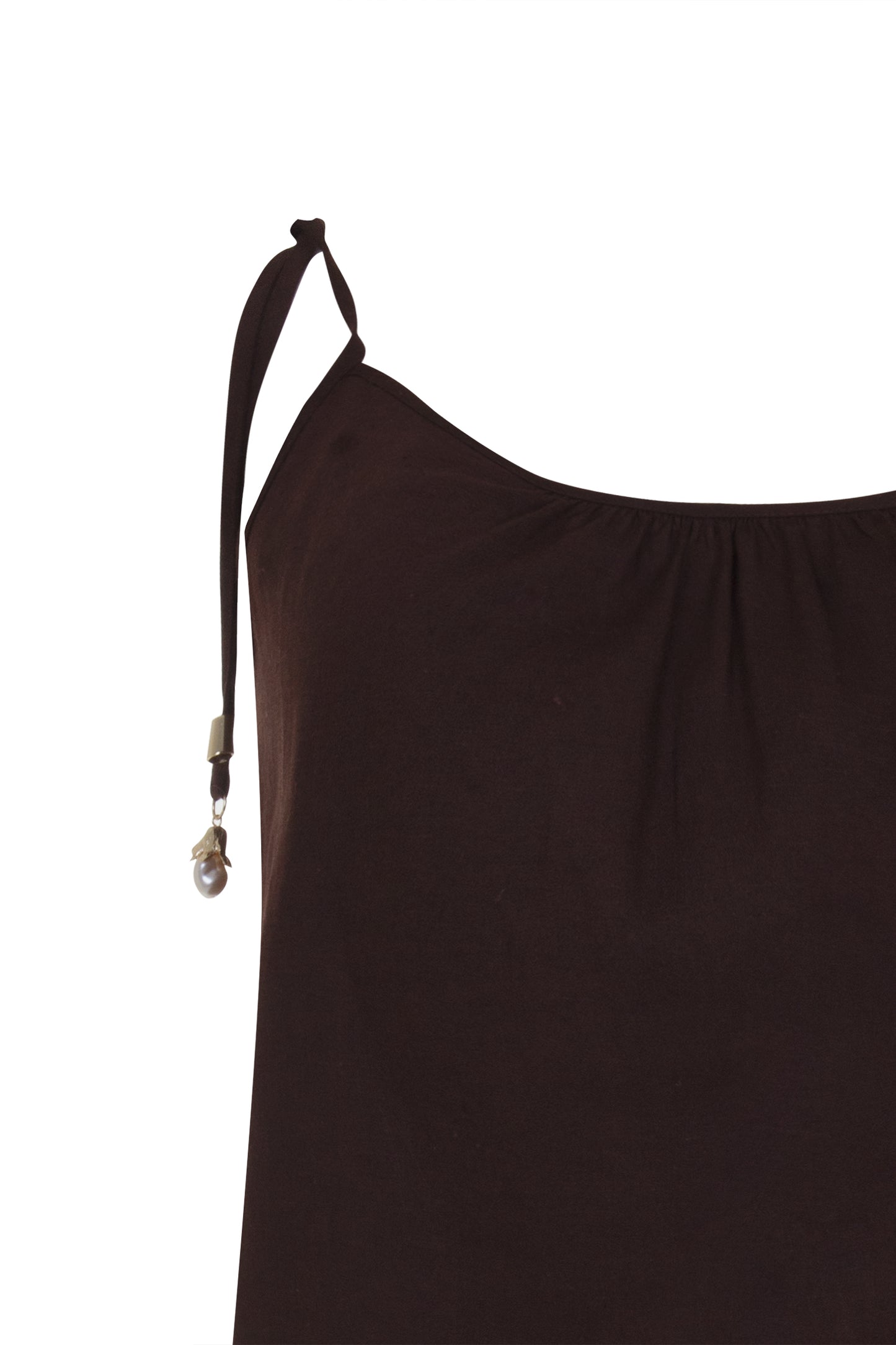 REGATA VISCOLINHO FRZ. FRT. LAÇO NAS ALÇAS