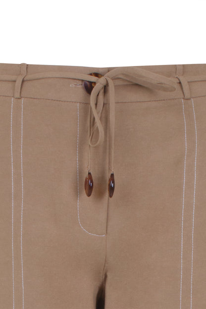 CALÇA VISCOSE MISTA DT. PESPONTO CONTRASTE