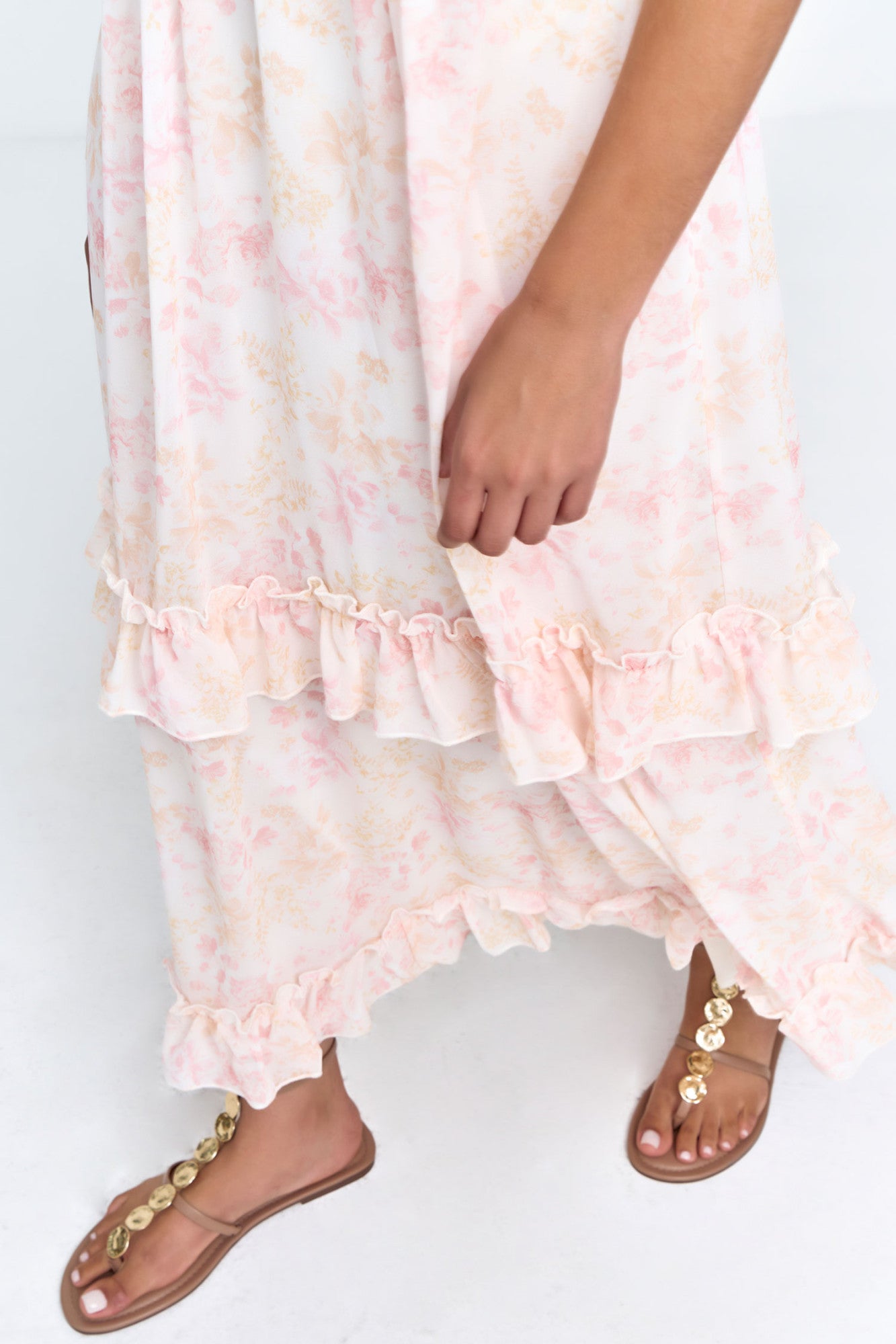 Vestido Feminino Crepe Estilo Tomara que Caia Amarelo