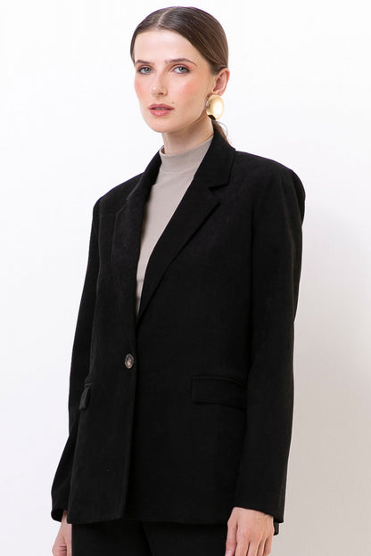 Blazer Veludo Cotelê Alfaiataria