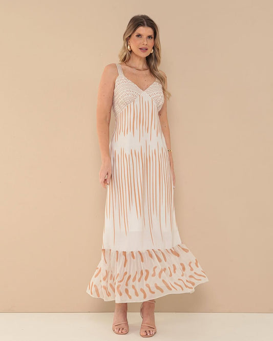 Vestido Longo Estampa Exclusiva Yumarimel