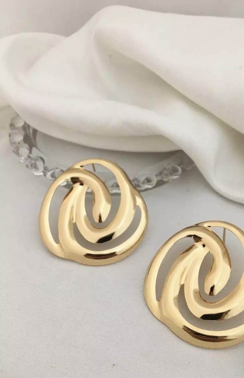 Brinco Ondas Dourado