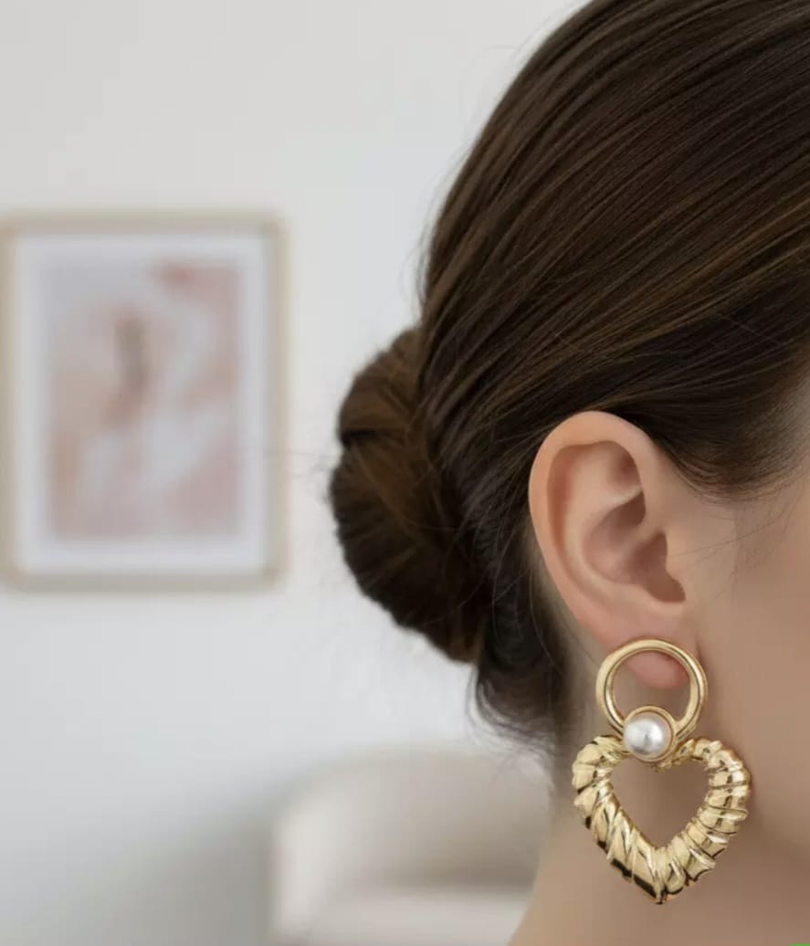 Brinco Coraçao Perola