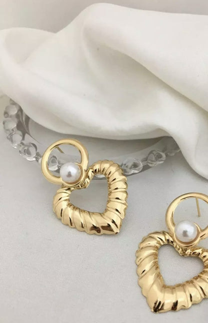 Brinco Coraçao Perola