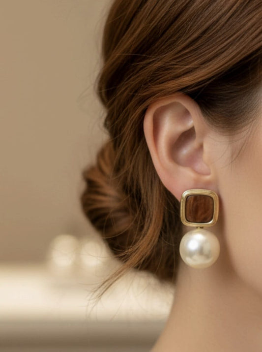 Brinco Marmorizado Pérola