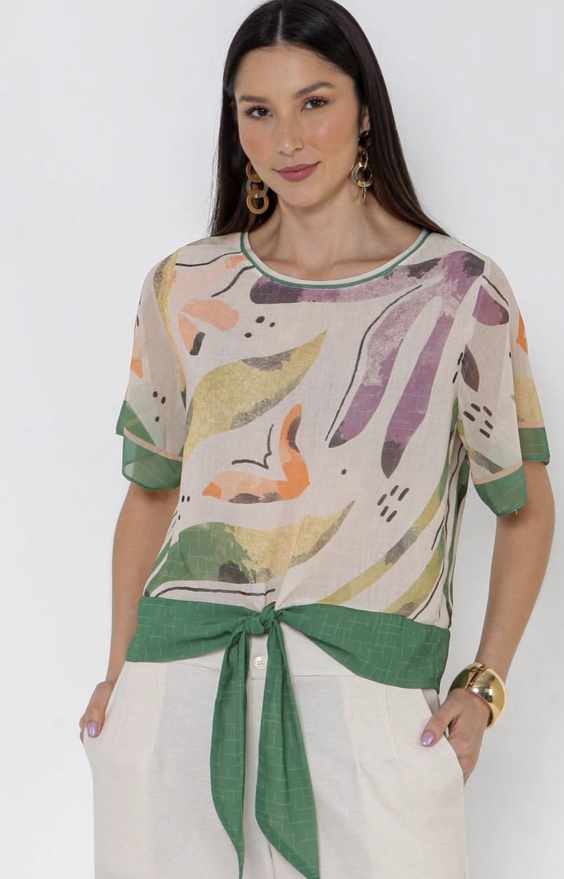 Blusa Estampa Exclusiva Yumarimel
