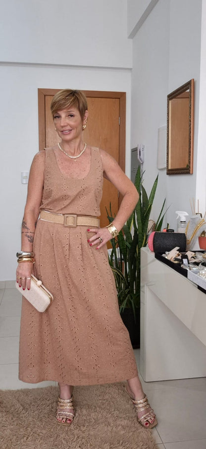 SAIA LAISE COM ELASTICO NO COS MARRON