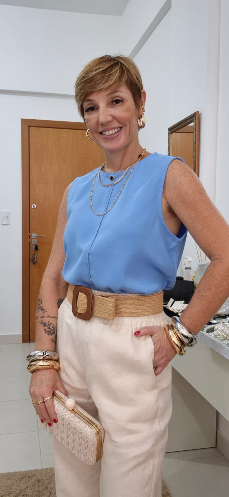 REGATA DECOTE REDONDO COM PRESPONTO