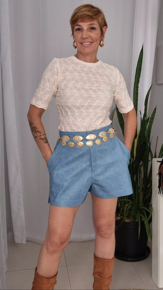 Short Maitê New Couro