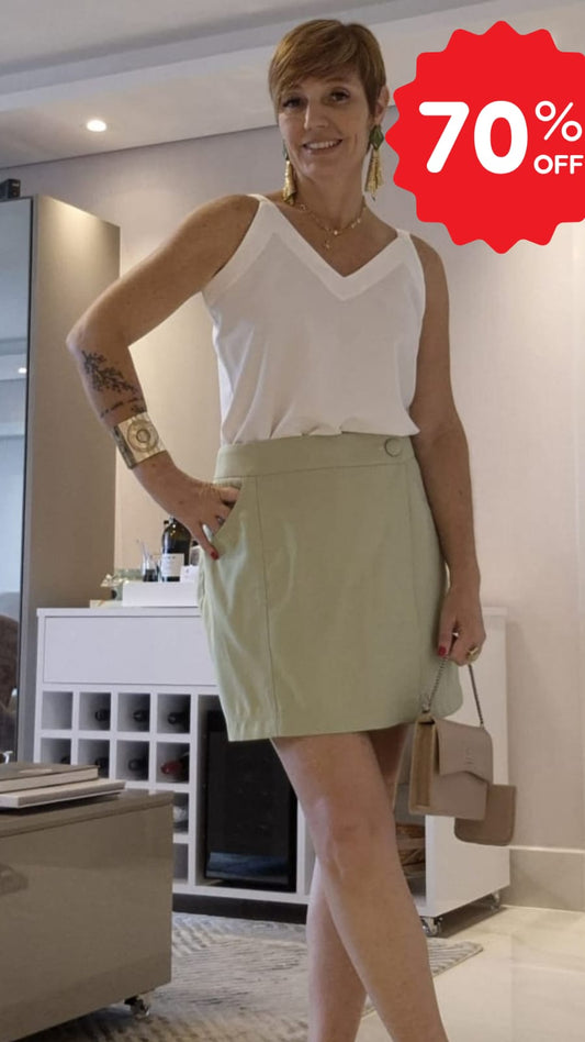 SHORT SAIA VISCOSE VERDE